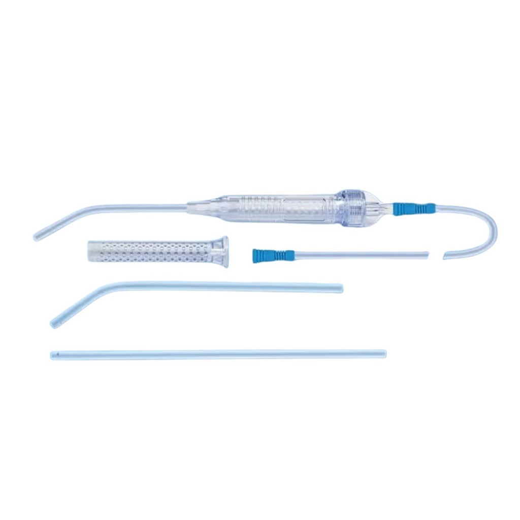 EXTRUDAN Multi Lumen, Sugesæt, Ort, ch 24, + filter, 3 spidser, st, 300 cm