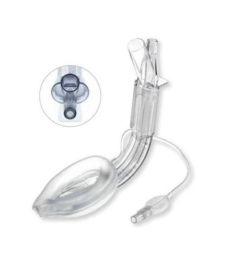LMA laryngsmaske, Supreme dræntube PVC, 2.gen. vok 50-70kg, 14FR, st, str 4