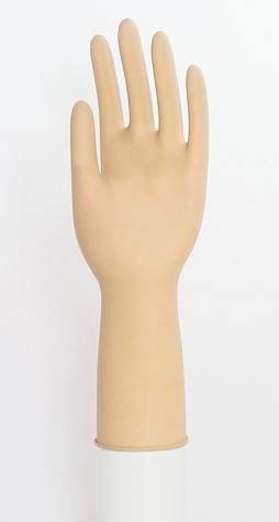 Profeel DHD Synthetic, neopren OP handske, brun, pudderfri, steril, str. 6,5
