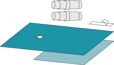 Barrier, dentalsæt, 2-lag, steril, 100 cm x 150 cm