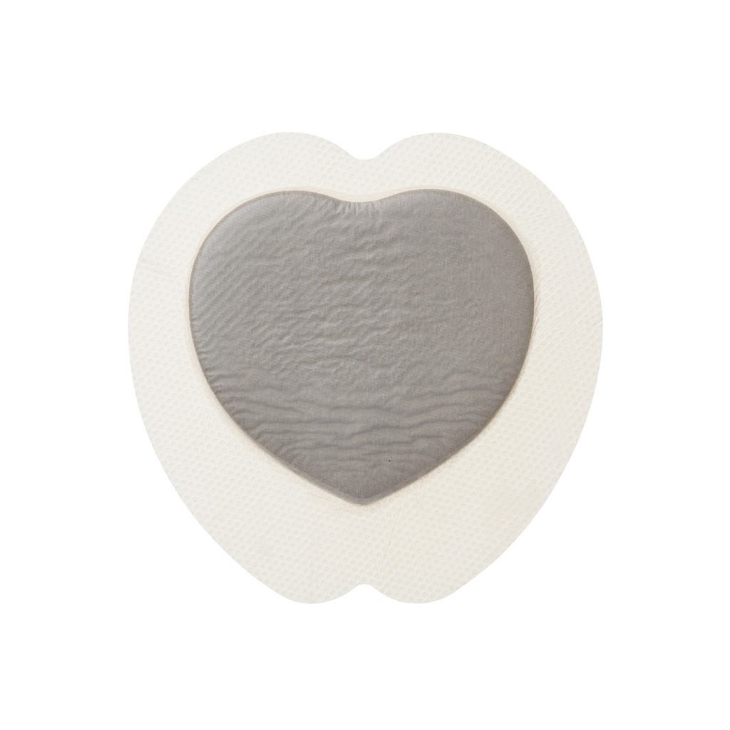 Mepilex Border Ag, border med sølv og silikone, sacrum, steril, 18 cm x 18 cm