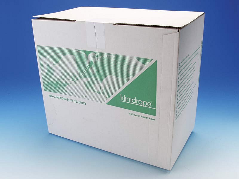 Standard OP-Kompres X-ray, 12 lag (10x20 cm), rød label, brev a 5 stk, steril, 10 cm x 60 cm