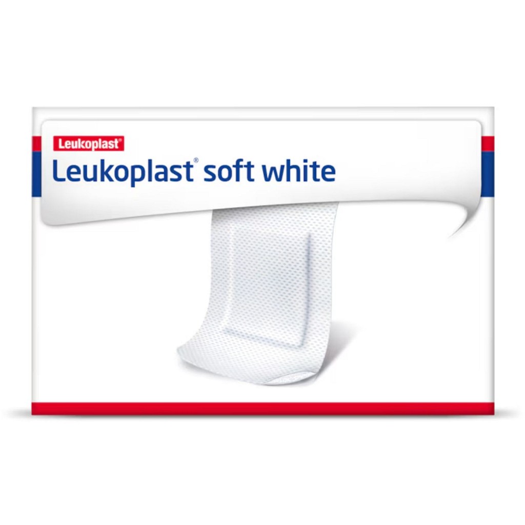 LEUKOPLAST soft, plaster, non woven, hudvenlig, 3,8 cm x 7,2 cm