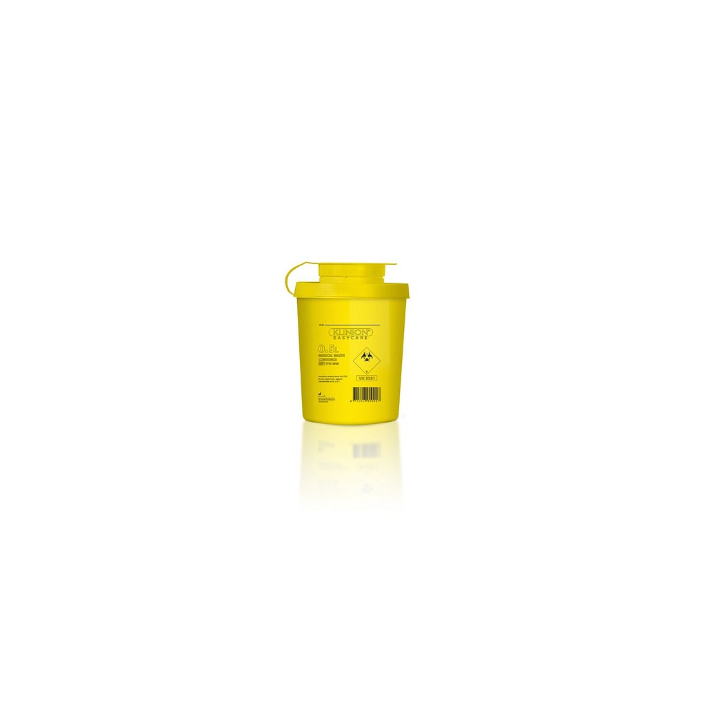 Klinion Easy Care kanylebeholder, gul, UN godkendt, 0,5 l