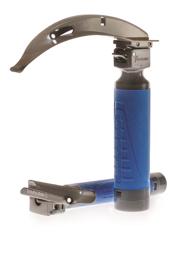 BritePro Solo laryngoscop, engangs med Macintosh Pro-blad m/LED lys, steril, str 1
