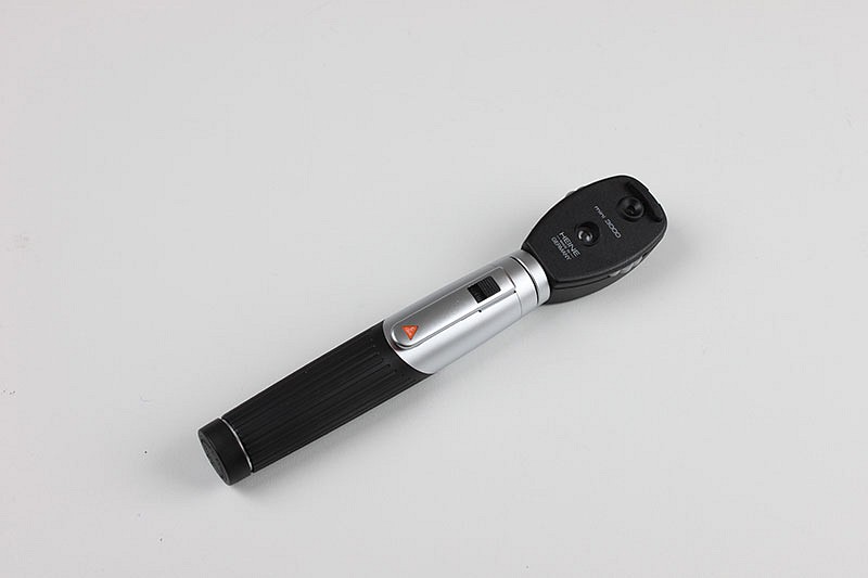 HEINE mini 3000, LED Oftalmoskop 2,5V med 2 stk AA Batterier