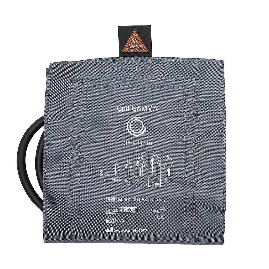 HEINE GAMMA, Velcro Manchet voksen stor, m/ 1 Slange, armomkreds 35-47 cm