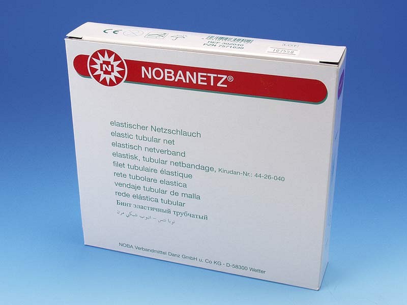 Nobanetz, elastisk netfiksering, knæ nr. 4