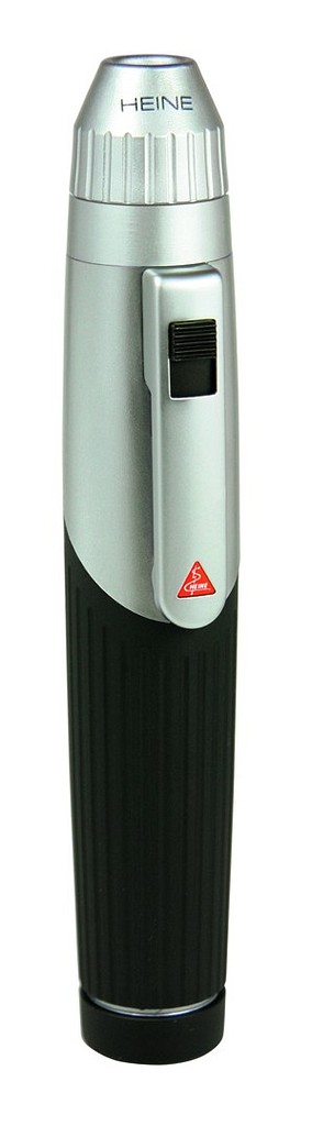 HEINE mini 3000, Pencillygte 2,5V med 2 stk AA Batterier