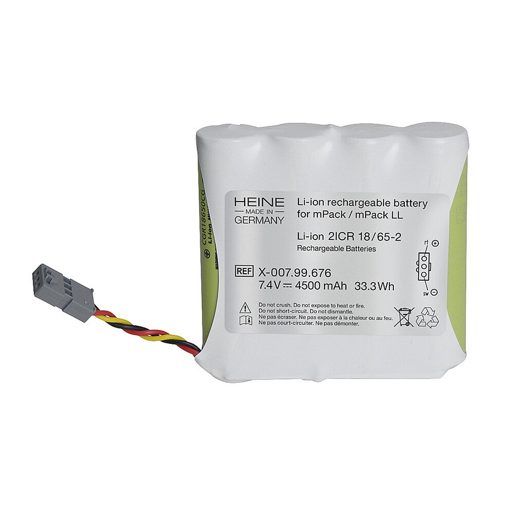 HEINE, Li-ion genopladeligt Batteri til mPack