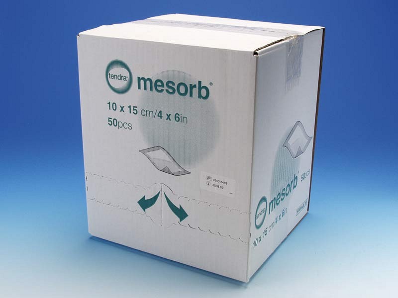 Mesorb, absorberende forbinding, steril, 13 cm x 15 cm