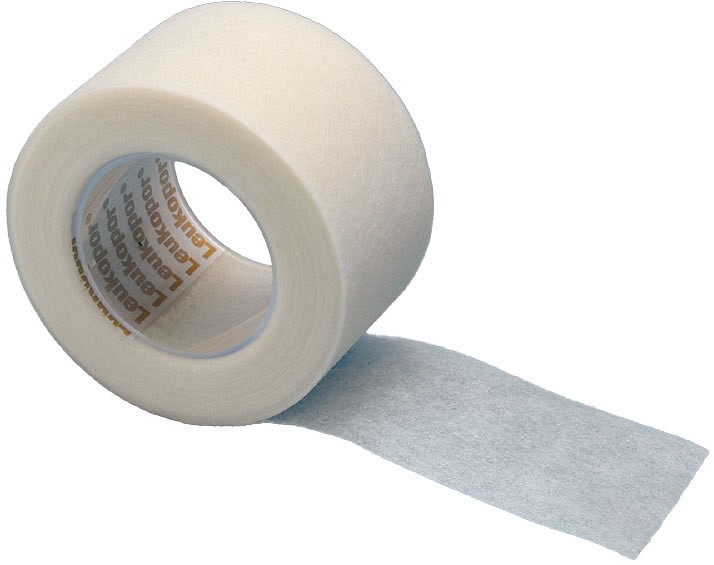 Leukopor, fikseringstape, hvid, 2,5 cm x 9,2 m