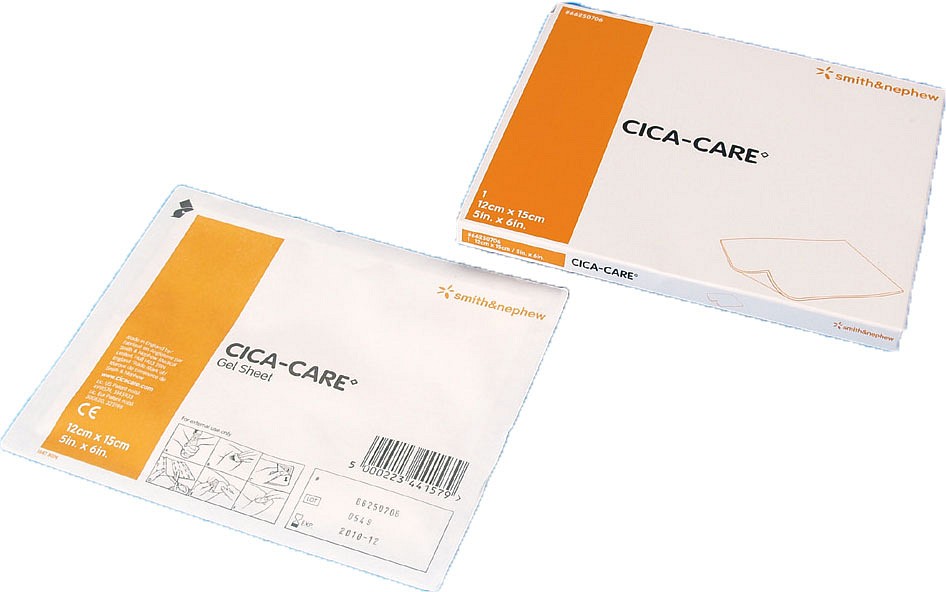 Cica-Care gelplade, selvklæbende, til arbehandling, steril, 12 cm x 15 cm
