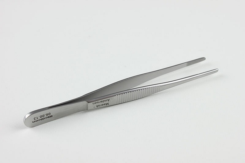 Medicon, pincet, anatomisk, lige, 13 cm