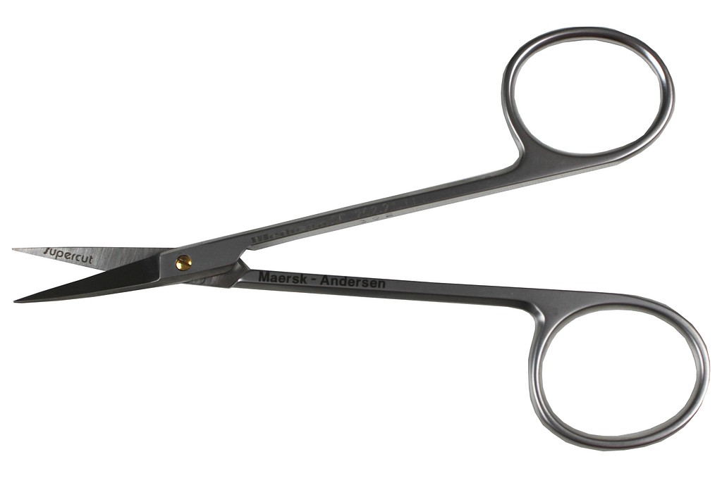 Medicon, iris saks, buet, spids/spids, 11,5 cm