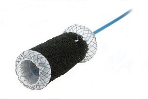Micro-tech VAC GI stent, full covered, preloaded OTW, m svamp, Ø: 14mm L: 1000 mm
