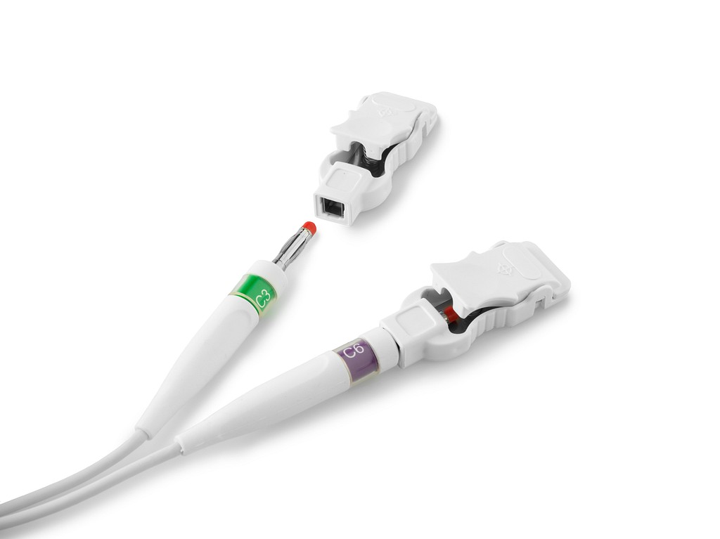 MESI, Adapter for EKG patientkabel 500-000333 m/ krokodi