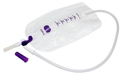 Qufora flerkammer urinpose, 50cm just.slange, Q-flow aftap. +4cm, NRV, NW, 500 ml
