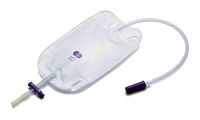 Qufora, benpose, 30cm, krydsventil 4cm, prøveudtag, steril, 600 ml
