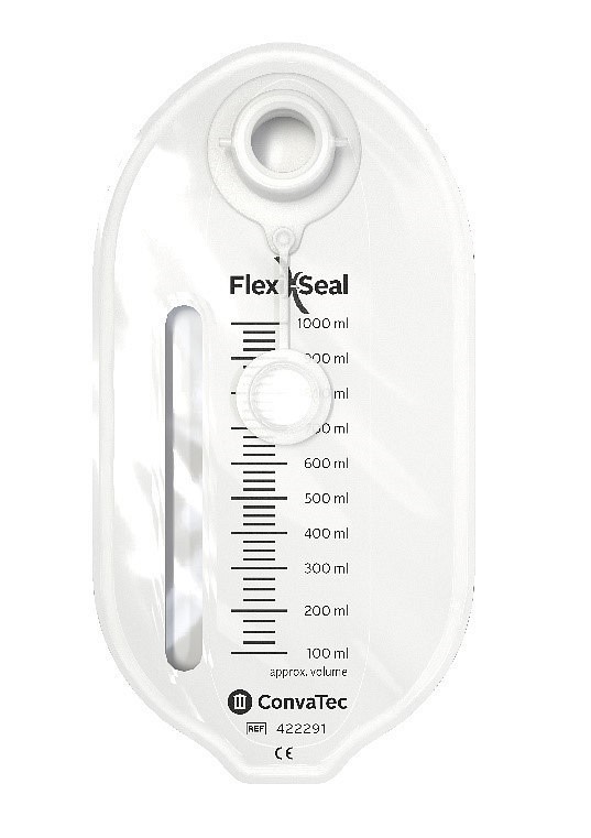 Flexi-Seal Privacy Plus, opsamlingspose til fækalkatetersystem med filter