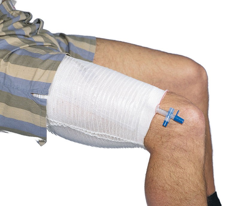CarePocket, urinposefiksering, brun, 55-80 cm, large