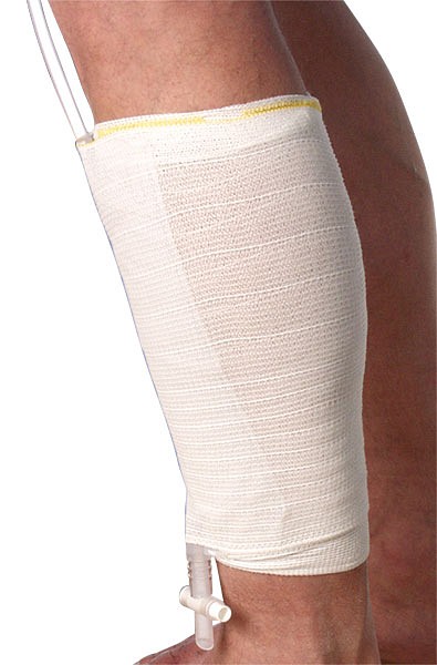 CarePocket, urinposefiksering, gul, 30-45 cm, small