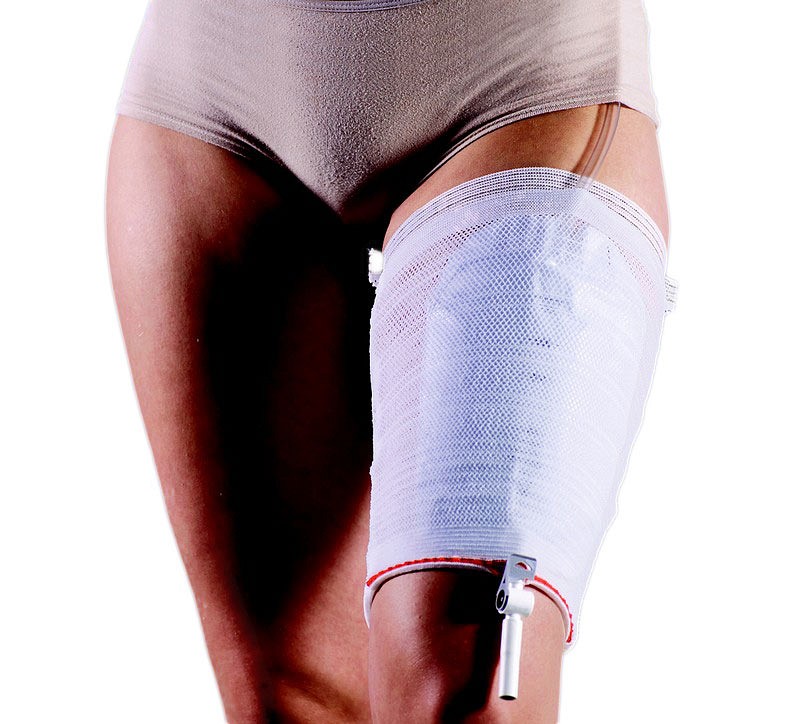 Leggyfix, Urinposefiksering, grøn, omkreds 60-70cm, x-large
