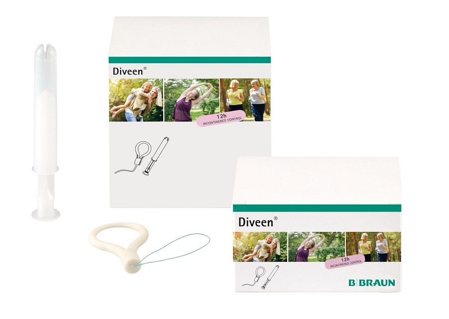 Diveen, vaginaltampon, prøvepakke, small/medium