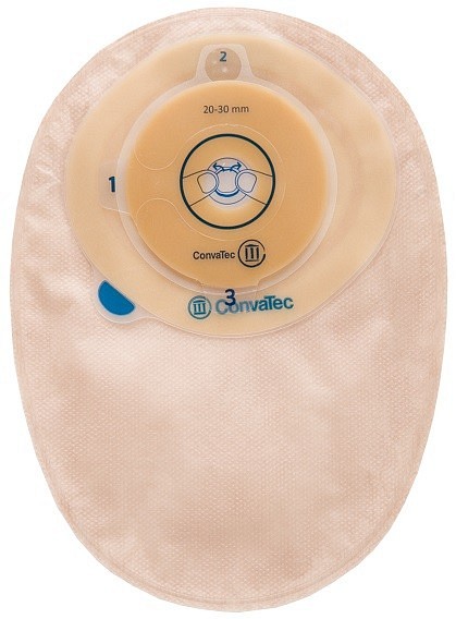 Esteem+ Moldable, 1-dels colostomipose, X-large, vindue, beige, Ø 40-50 mm