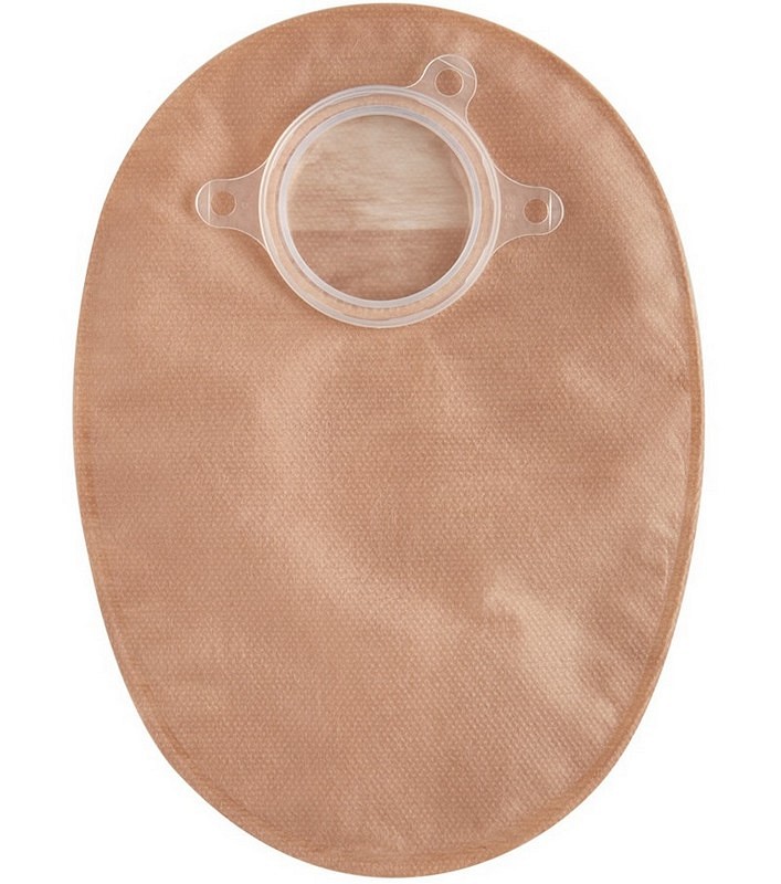 Natura+, 2-dels colostomipose, Standard, med vindue, beige, 45 mm ring