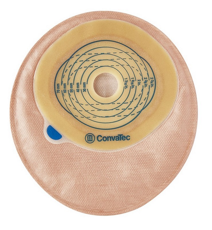 Esteem+, 1-dels colostomipose, small, beige, med vindue, Ø 35 mm