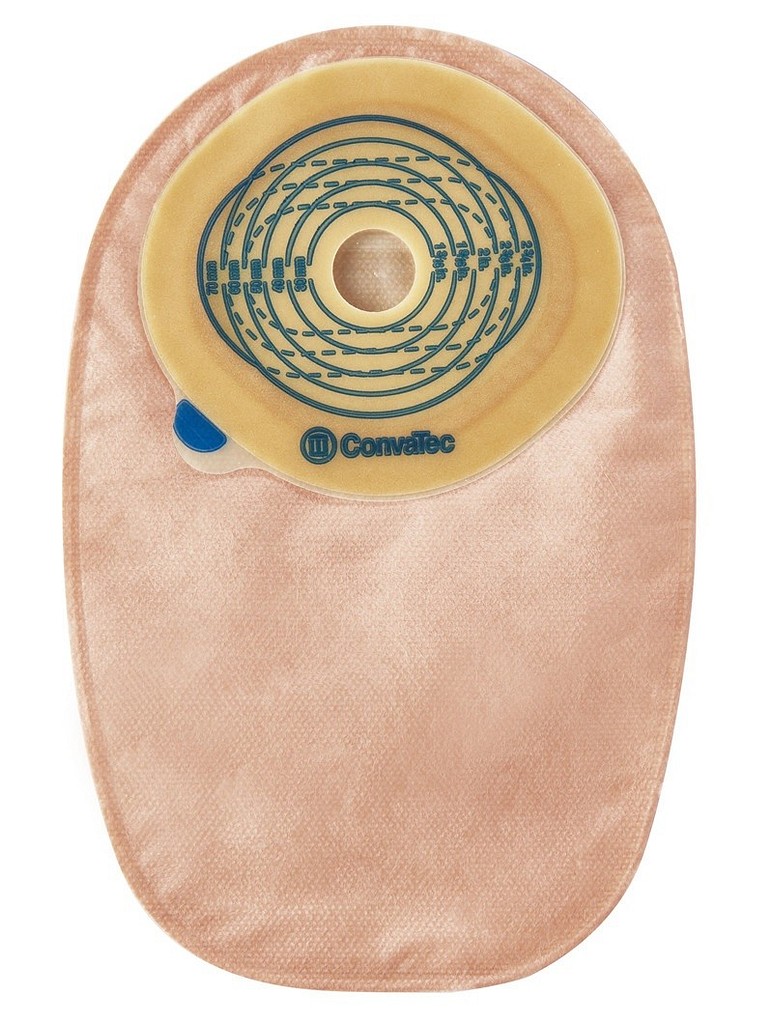 Esteem+, 1-dels colostomipose large, beige, med vindue, Ø 20-70 mm