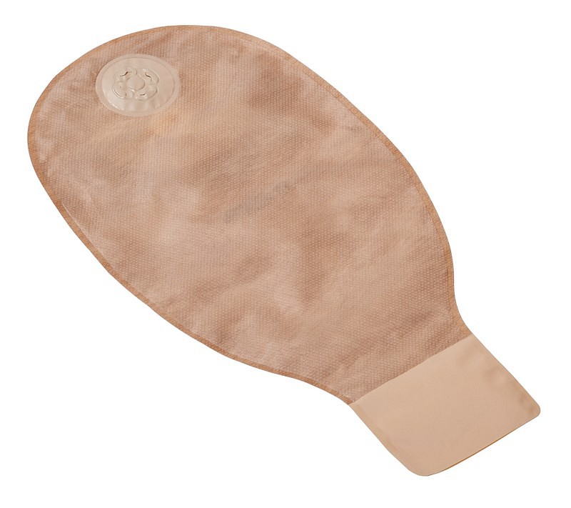 Esteem+, 1-dels ileostomipose, Standard, lukkeklemme, beige, Ø 35 mm