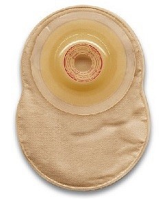 Esteem + Flex konveks, 1-dels colostomipose V2= 40mm plateaubredde, beige, Ø 20-35 mm