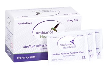 Ambiance Medical, klæbefjerner uden alkohol, serviet