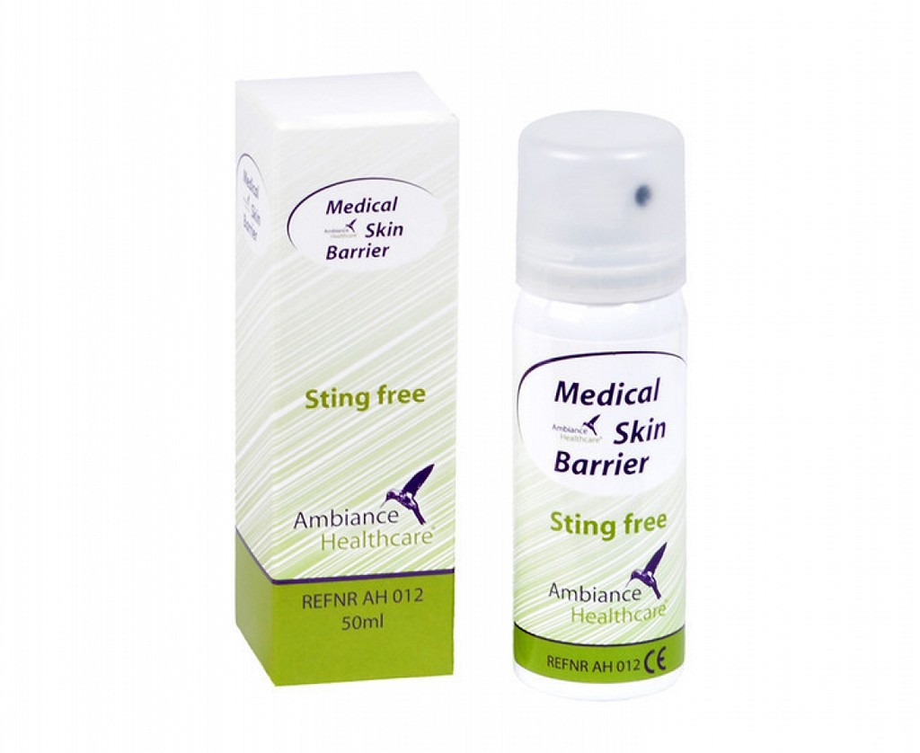 Ambiance Medical, hudbeskyttelse uden alkohol, spray, 50 ml