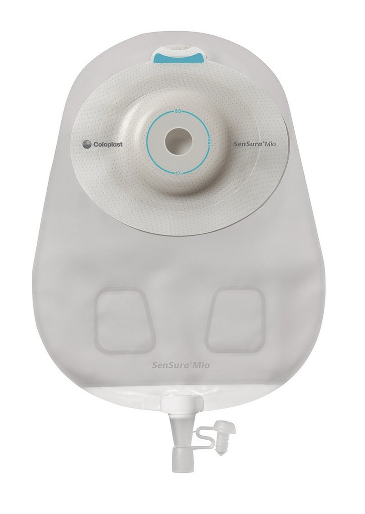 Sensura Mio Convex Dyb, 1-dels urostomipose, Maxi, u. vindue, 25 mm