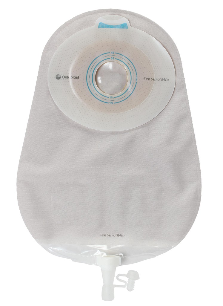 SenSura Mio, 1-dels urostomipose, Maxi, flerkammer, grå, Ø 30 mm