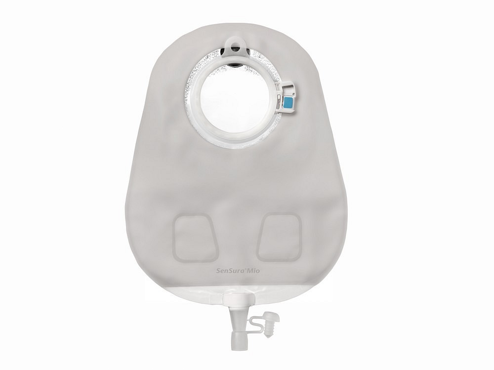 SenSura Mio Click, 2-dels urostomipose, Maxi, flerkammer, grå, 50 mm ring