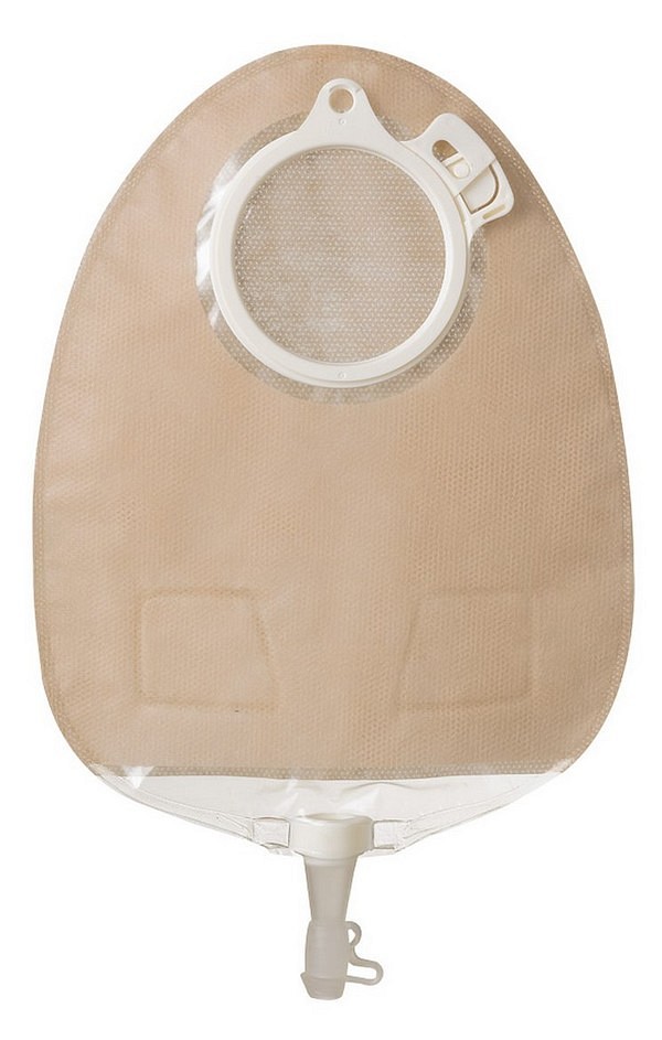 SenSura Click, 2-dels urostomipose, Maxi, flerkammer, beige, 50 mm ring