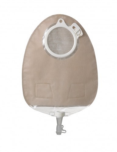 SenSura Click, 2-dels urostomipose, Maxi, flerkammer, klar, 50 mm ring