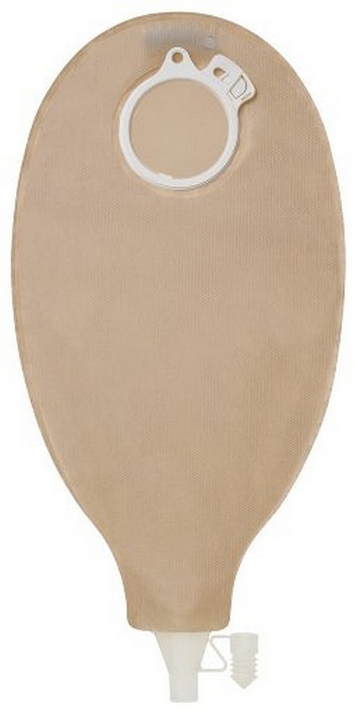SenSura Click, 2-dels magnumpose, udløbsventil, beige, 60 mm ring
