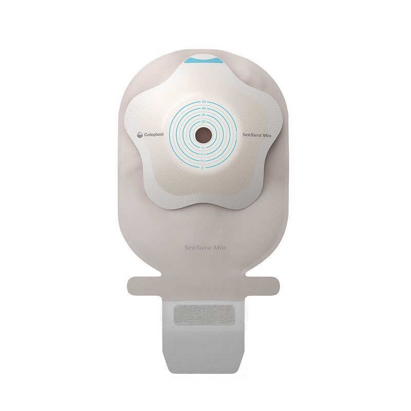 SenSura Mio Concave, 1-dels ileostomipose, Maxi, vindue, grå, Ø 40-60 mm