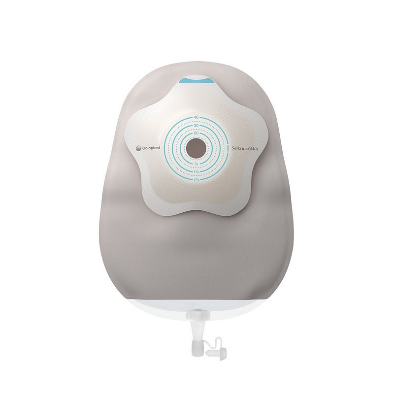 SenSura Mio Concave, 1-dels urostomipose, Maxi, grå, Ø 30-40 mm