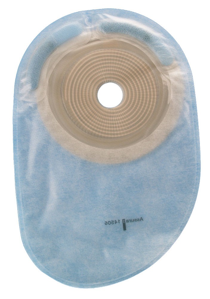 Assura Plus, 1-dels colostomipose, Maxi, 2 filtre, klar, Ø 20 - 60x75 mm