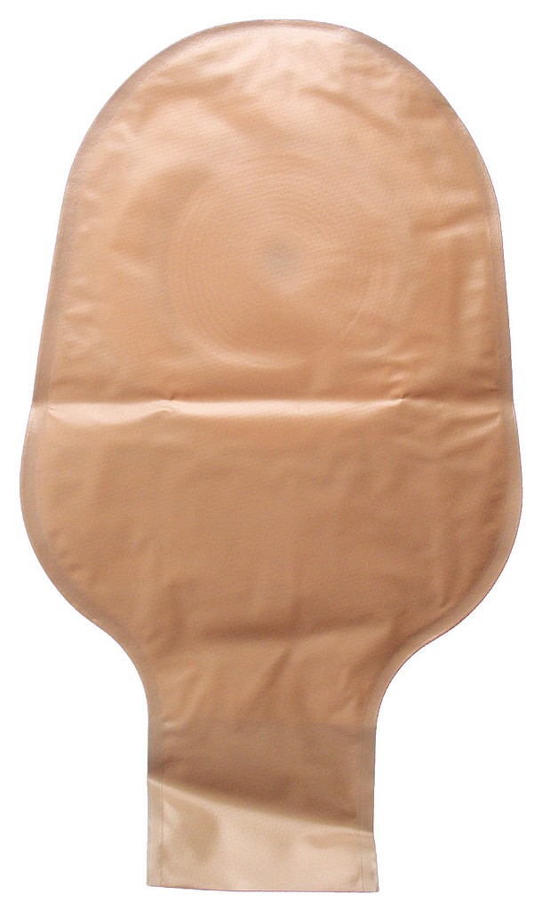 Assura, 1-dels ileostomipose, Midi, uden kulfilter, beige, Ø 10-55 mm