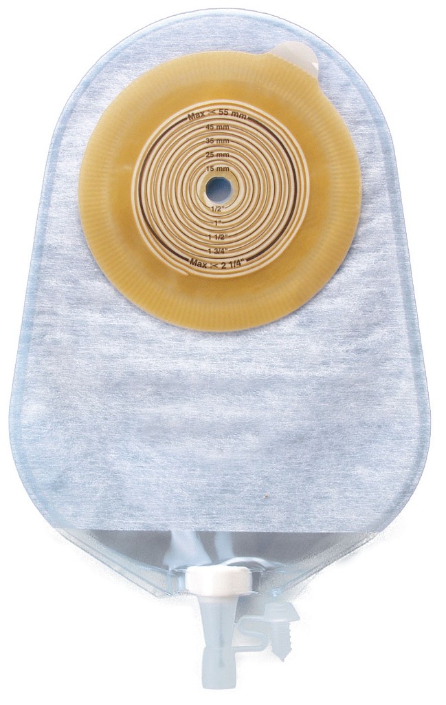 Assura, 1-dels urostomipose Midi 150ml u.kulfilter, klar, Ø 10-55 mm