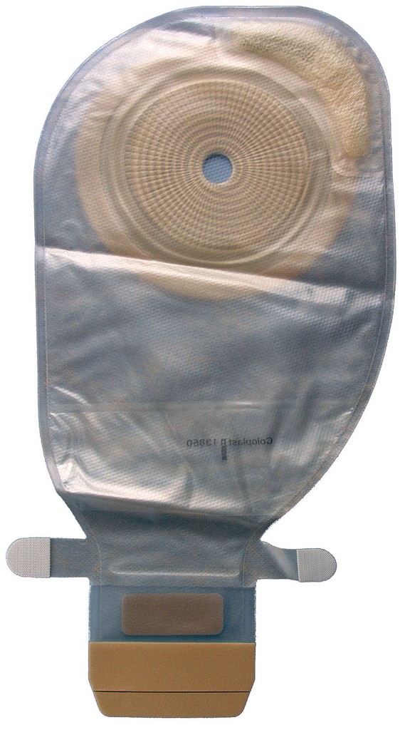 Assura Plus, 1-dels ileostomipose, Maxi, Hide-Away filter, klar, Ø 12 - 60x75 mm