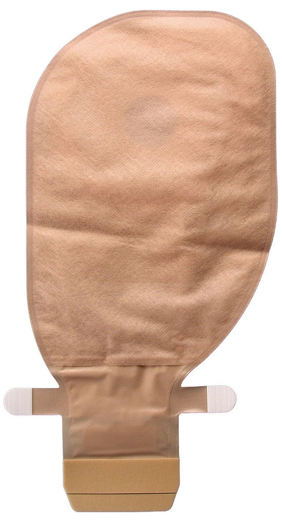 Assura Plus, 1-dels ileostomipose, Hide-Away udløb, Maxi, beige, 25 mm