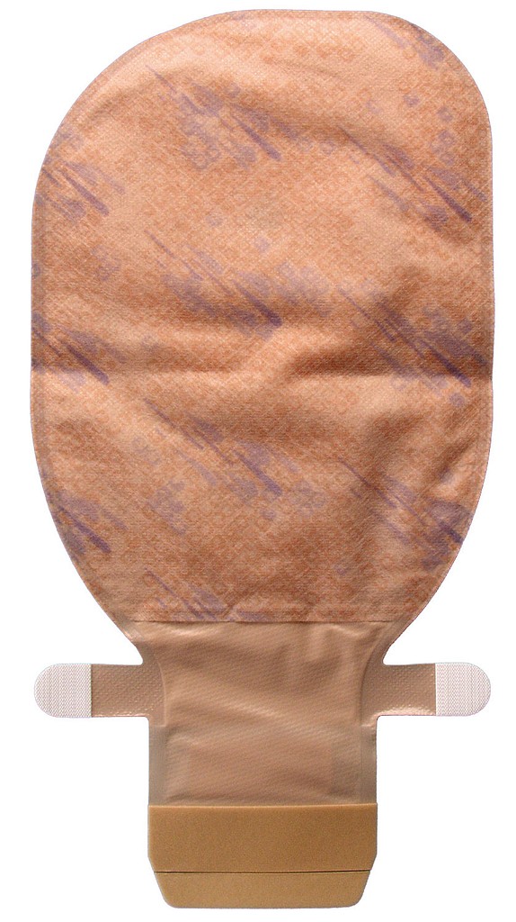 Assura Plus, 1-dels ileo.pose, Midi, Hide-Away filter, beige, Ø 12 - 50x65 mm